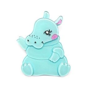🚫SOLD🚫Erstwilder cutie hippo brooch brand new